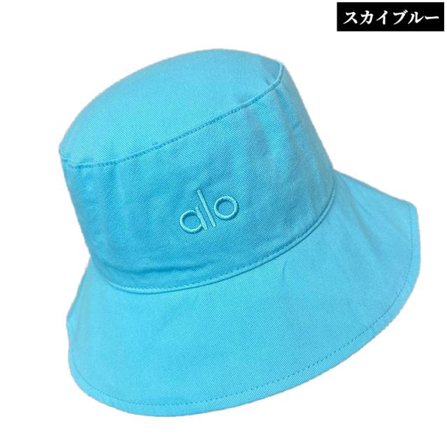 Alo Yoga 帽子 ロゴ アローヨガ バケットハット コットン Alo yoga ウィークエンダーバケットハット アロー ヨガ 公式